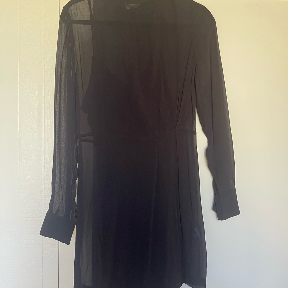 rag & bone Black Long Sleeve Dress